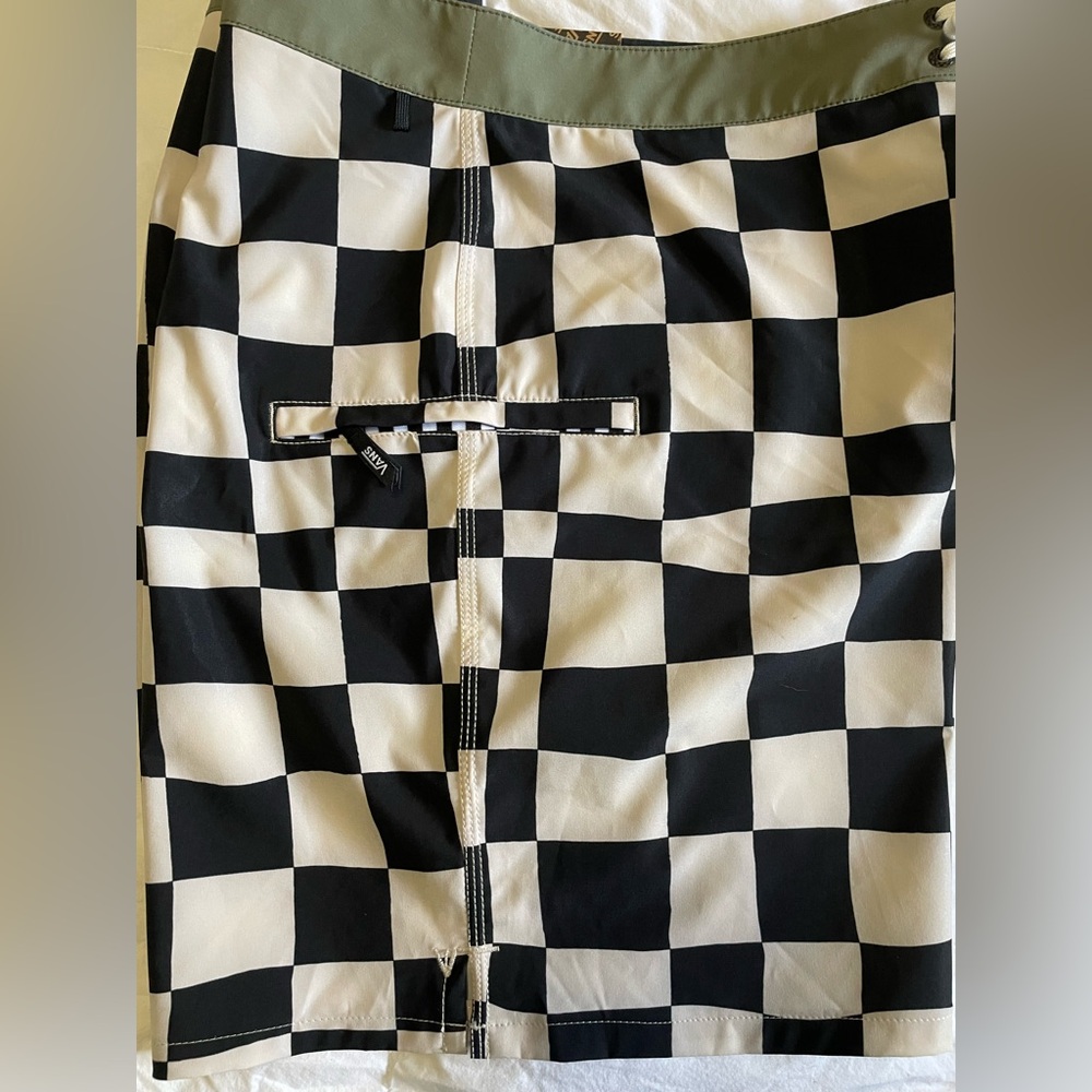 Men's Vans Daily Check Checkerboard Boardshorts - NWT 36 - Picture 9 of 13